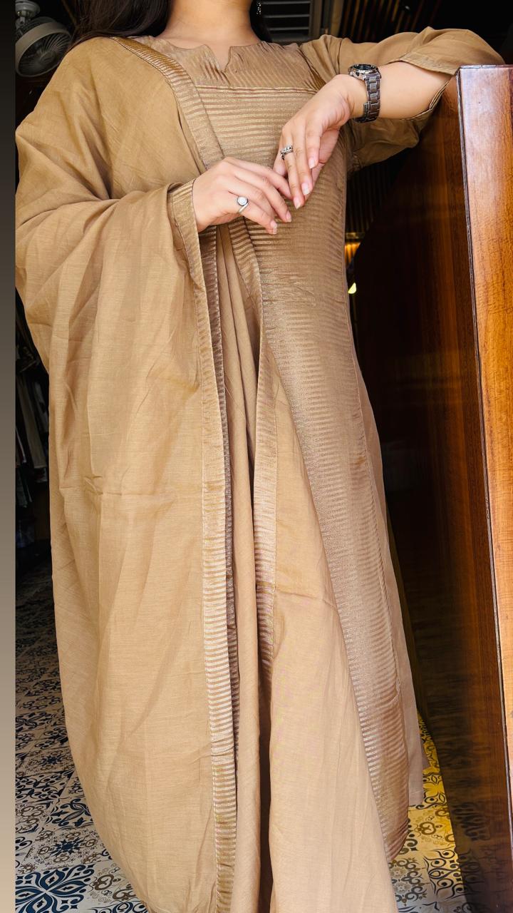 Mul Chanderi Full Suit Set