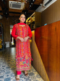 Magenta Party Wear Suit