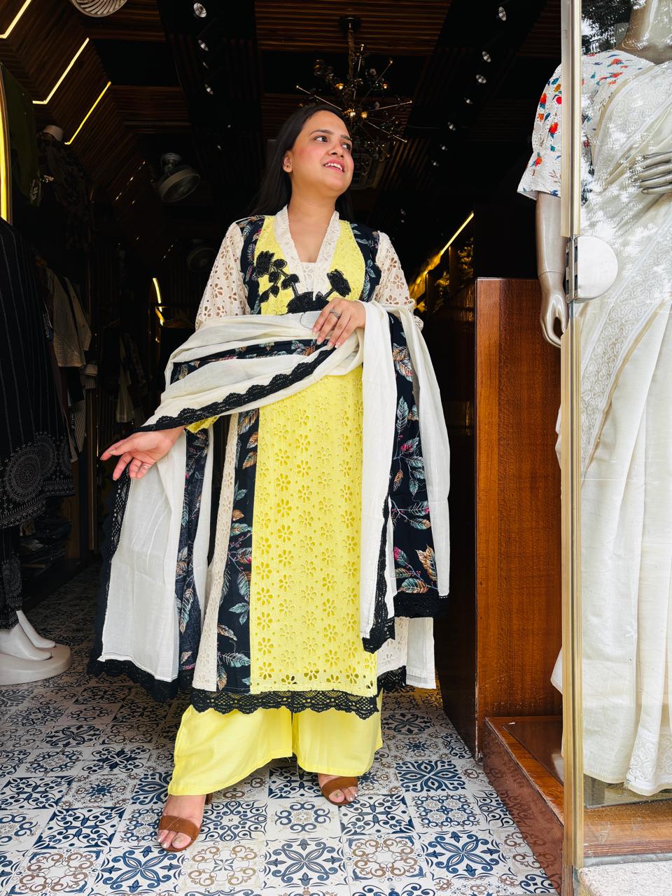 Pakistani Style Cotton Fabric Suit