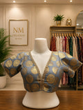 Banarsi Grey Blouse