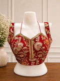 Crepe Fabric Full Embroidery Blouse