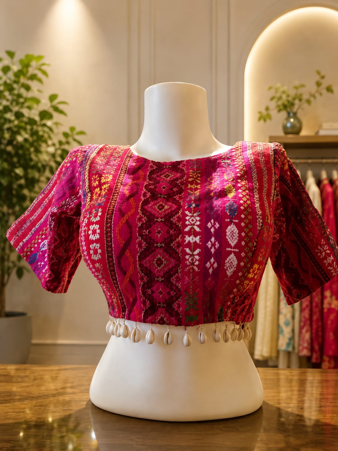 Jute Fabric Blouse