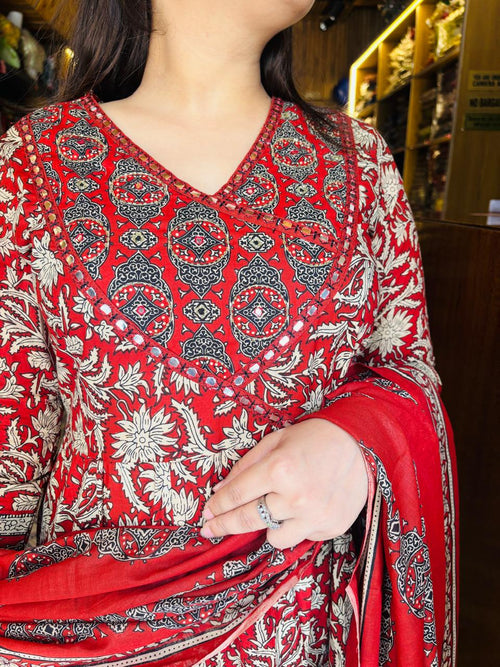 Anarkali Cotton Suit
