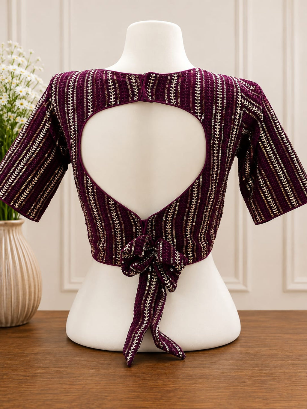 Georgette Full Sequence Work Blouse